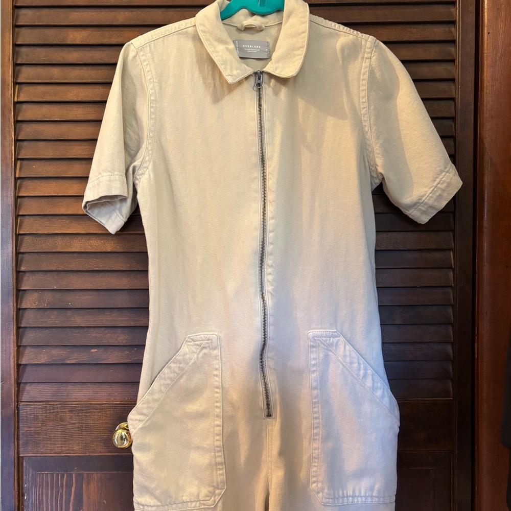 Everlane Denim Short Coverall
